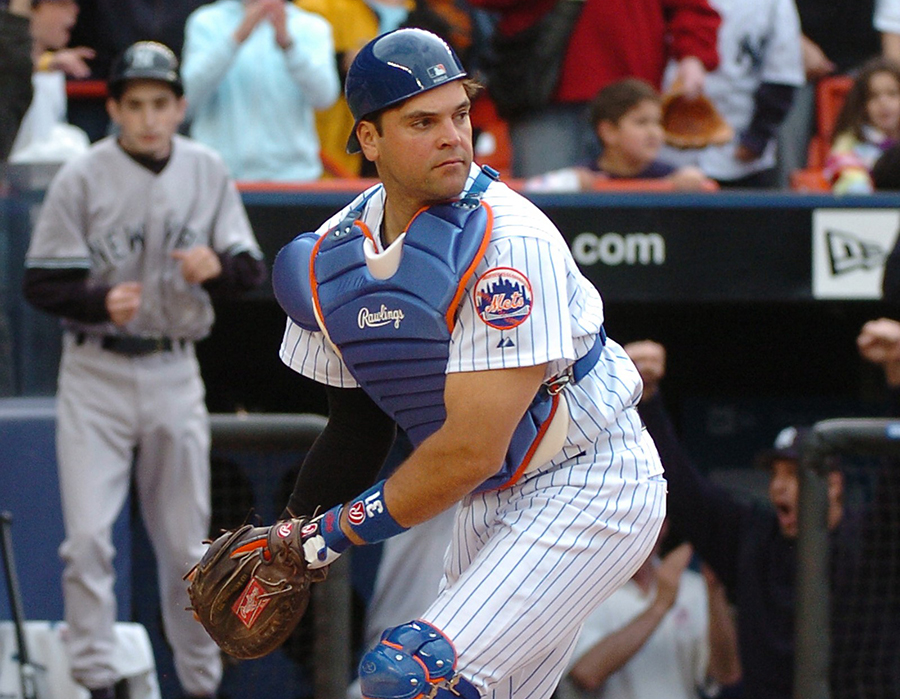 Mike Piazza Did Not LIke Mercury Mets Jersey