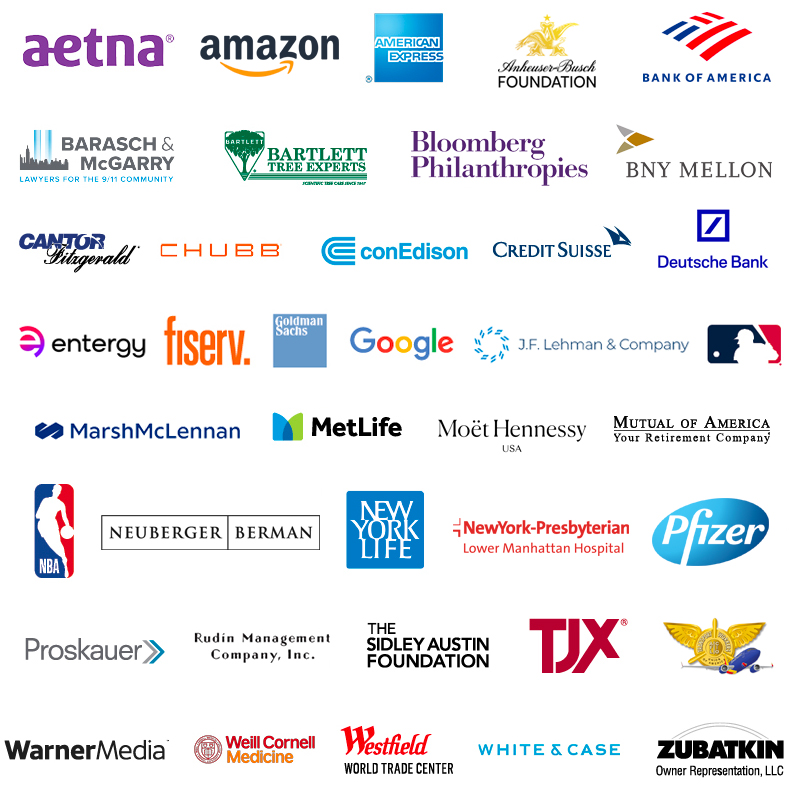 Corporate logos in alphabetical order