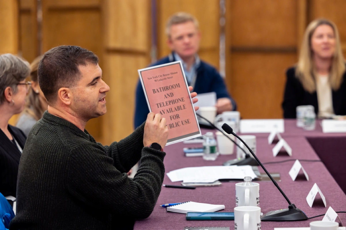 Coffee & Conversation about volunteerism and service 