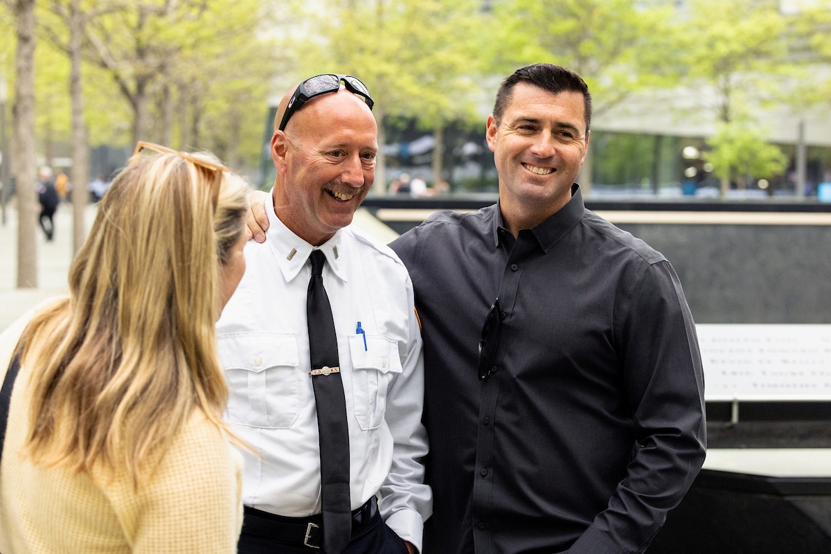 Visionary John Paluska and Brian Kitching at a Salute to Service program 