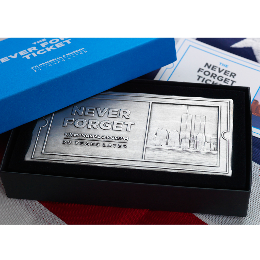 Image of the never forget fund ticket