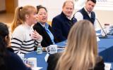 Pat Tillman Foundation Scholars discuss the transition from military to civilian life with members of the 9/11 Memorial Visionary Network as part of its Coffee & Conversation series. 