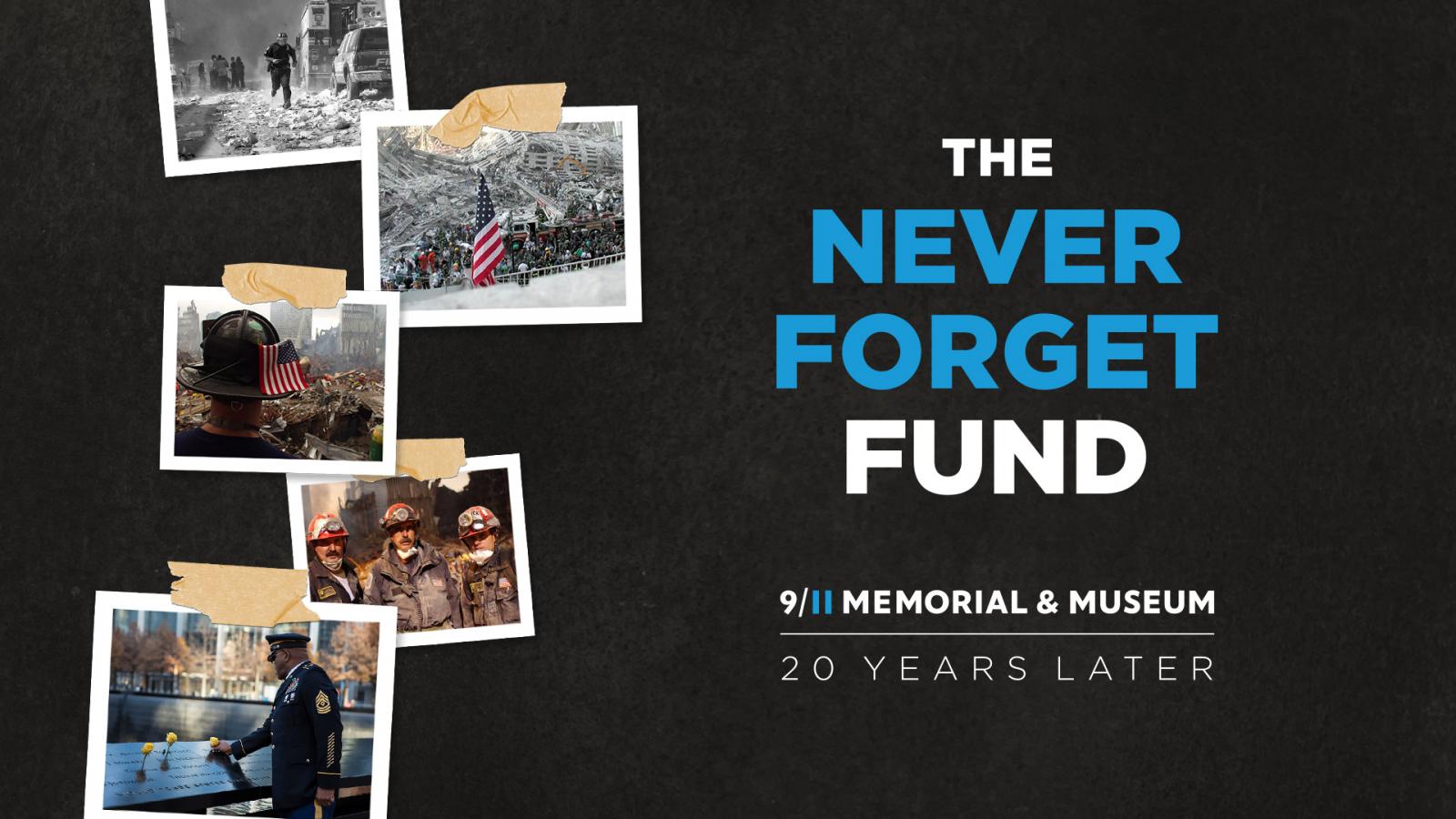 The Never Forget Fund logo